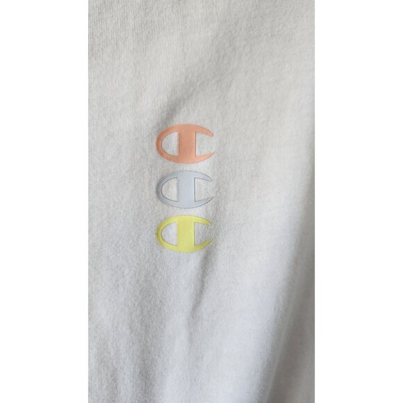 Champion Athletic Workout Crop Top for women XL Loose and Comfy White - Picture 2 of 5